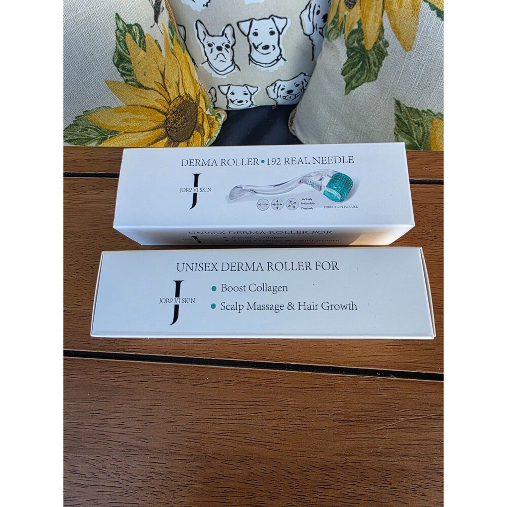 Lot of 2 Joro Vi Skin Derma Rollers 192 Needles New – Scalp & Skin Care